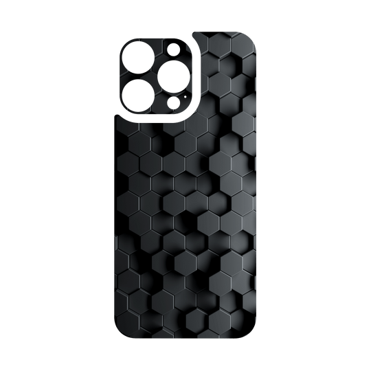 iPhone 15 Pro MAX Qcaze - SIGNATURE Hexagonal Reaction (Case + Skin Kit)