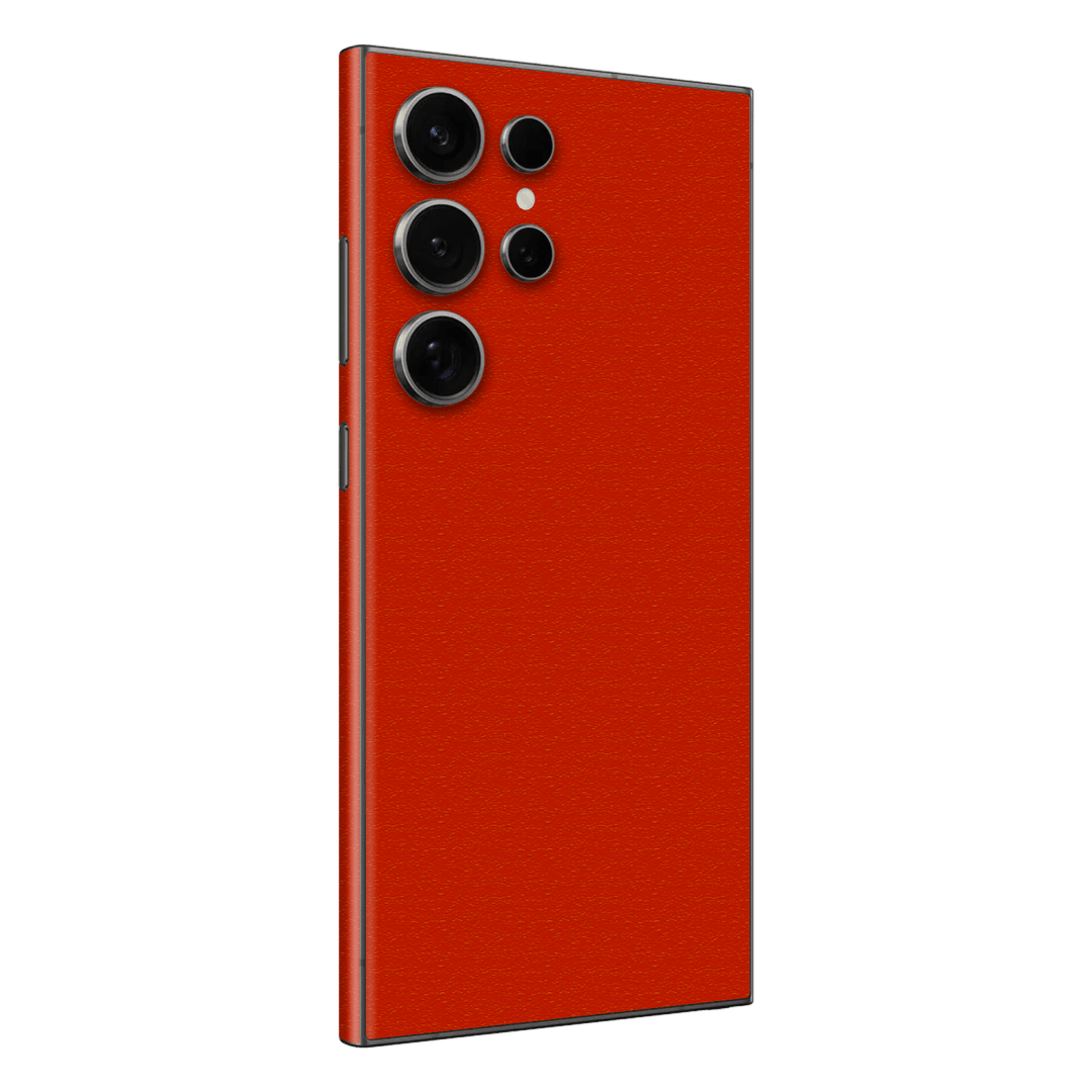 Samsung Galaxy S24 ULTRA Luxuria Red Cherry Juice Matt 3D Textured Skin Wrap Sticker Decal Cover Protector by EasySkinz | EasySkinz.com