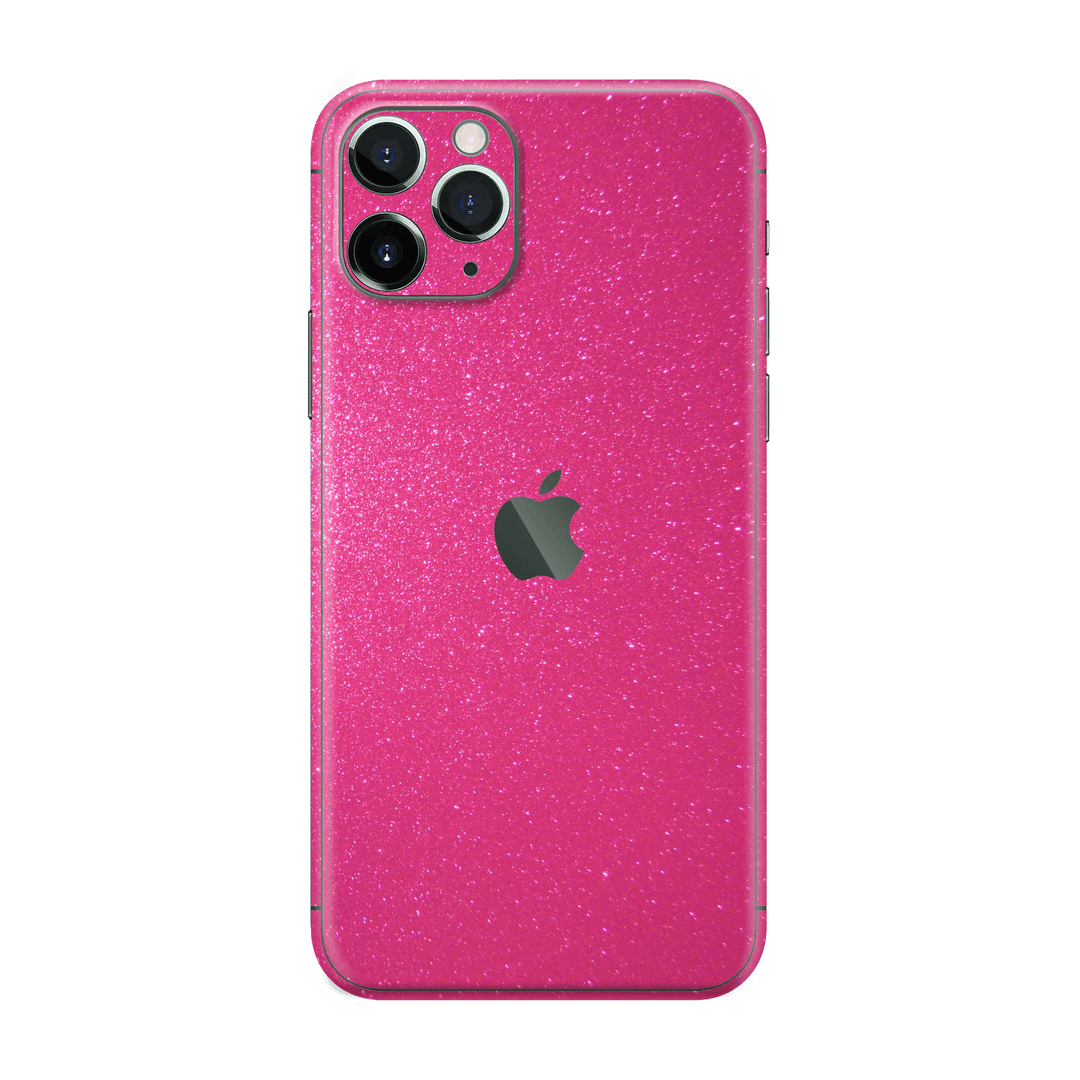 iPhone 11 PRO Diamond Magenta Candy Shimmering Sparkling Glitter Skin Wrap Sticker Decal Cover Protector by EasySkinz | EasySkinz.com