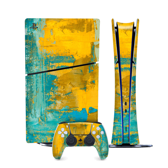 PS5 SLIM DIGITAL EDITION (PlayStation 5 SLIM) Print Printed Custom SIGNATURE Art in FLORENCE Skin, Wrap, Decal, Protector, Cover by QSKINZ | qskinnz.com