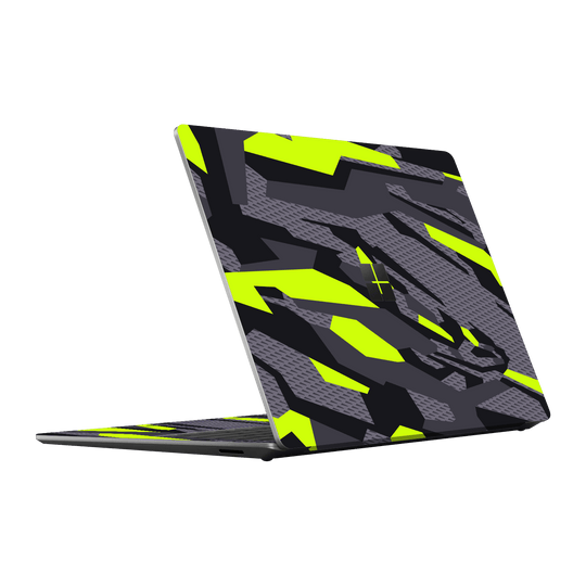 Microsoft Surface Laptop Go 3 Print Printed Custom SIGNATURE Abstract Green Camouflage Skin Wrap Sticker Decal Cover Protector by EasySkinz | EasySkinz.com