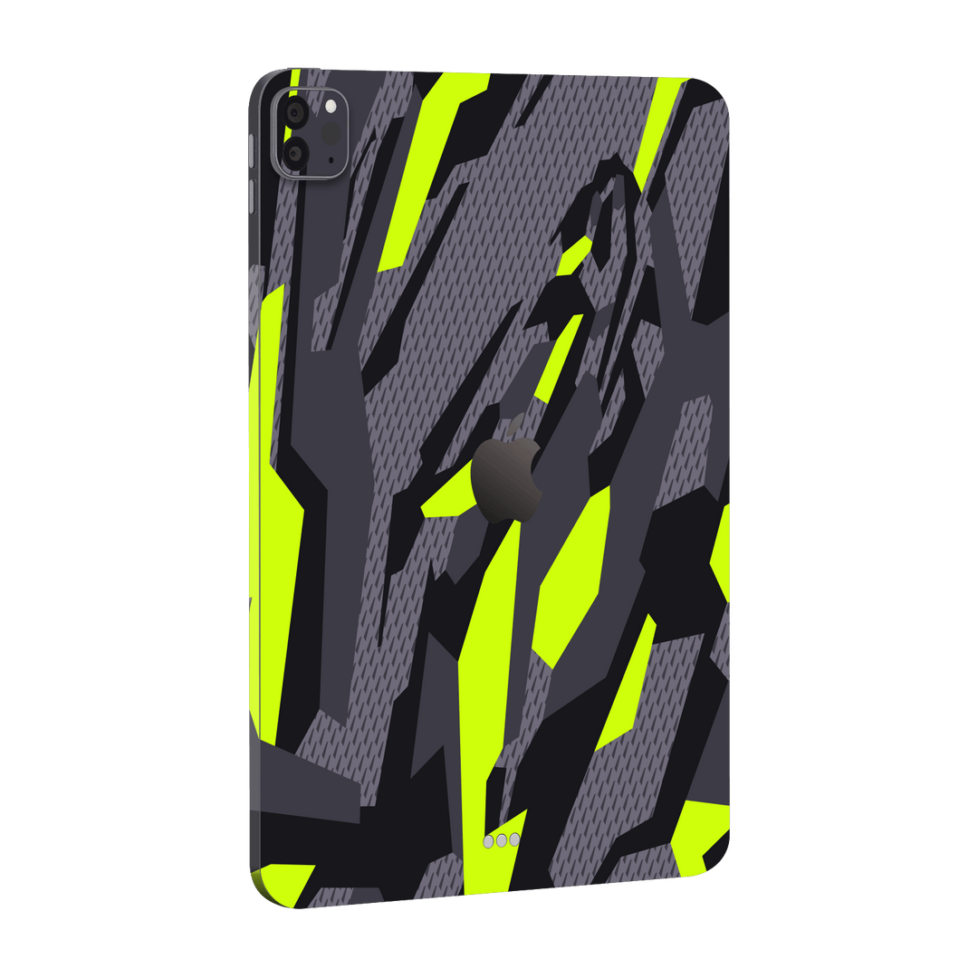 iPad PRO 11" (2021) Print Printed Custom SIGNATURE Abstract Green Camouflage Skin Wrap Sticker Decal Cover Protector by EasySkinz | EasySkinz.com