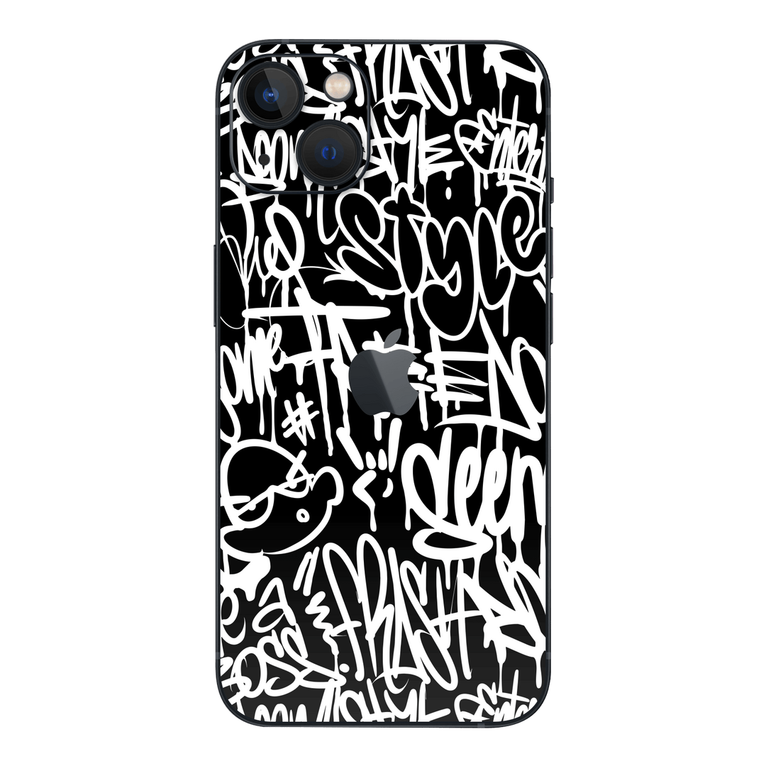 iPhone 15 SIGNATURE Monochrome Graffiti Skin - Premium Protective Skin Wrap Sticker Decal Cover by QSKINZ | qskinnz.com