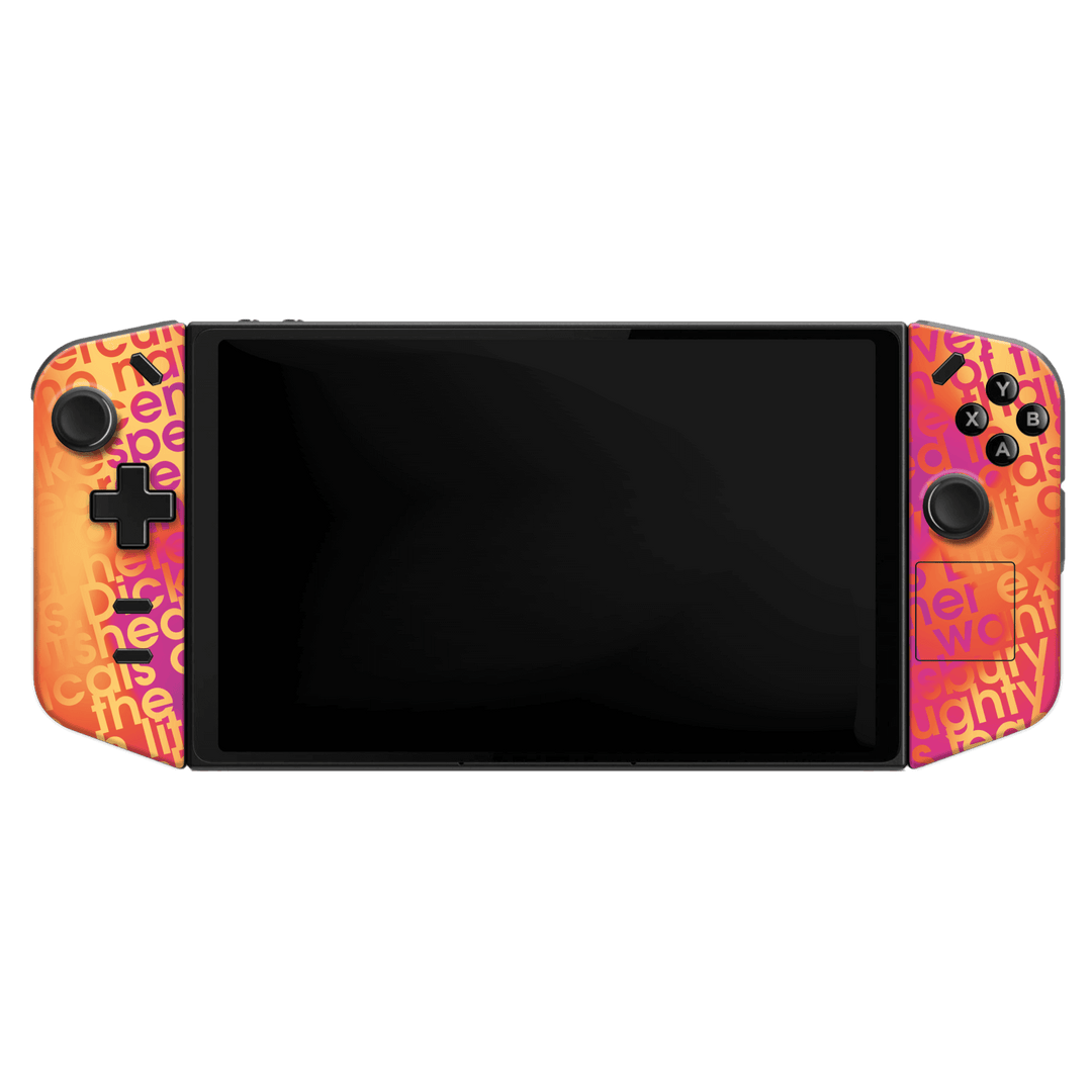 Lenovo Legion Go Print Printed Custom SIGNATURE Inferno Swirl Gradient Skin Wrap Sticker Decal Cover Protector by QSKINZ | qskinnz.com