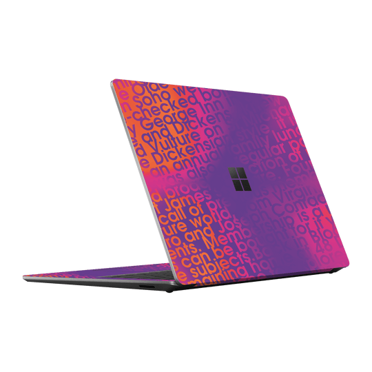 Surface Laptop 5, 15" Print Printed Custom SIGNATURE Inferno Swirl Gradient Skin Wrap Sticker Decal Cover Protector by QSKINZ | qskinnz.com