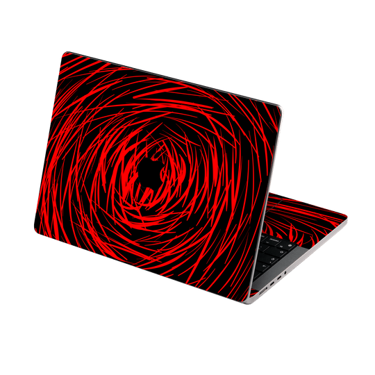MacBook PRO 14" (2021/2023) Print Printed Custom SIGNATURE Quasar Red Mesh Skin Wrap Sticker Decal Cover Protector by QSKINZ | qskinnz.com