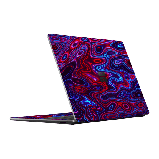 Surface Laptop 5, 15" Print Printed Custom SIGNATURE Flux Fusion Purple Neon Skin Wrap Sticker Decal Cover Protector by QSKINZ | qskinnz.com