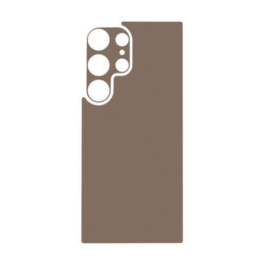 Galaxy S24 ULTRA Qcaze - Soft-Touch MOCHA Taupe StealthMatte (Case + Skin Kit)