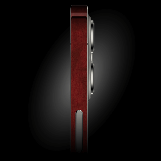 iPhone 13 MINI LUXURIA Scarlet Satin Wood Skin