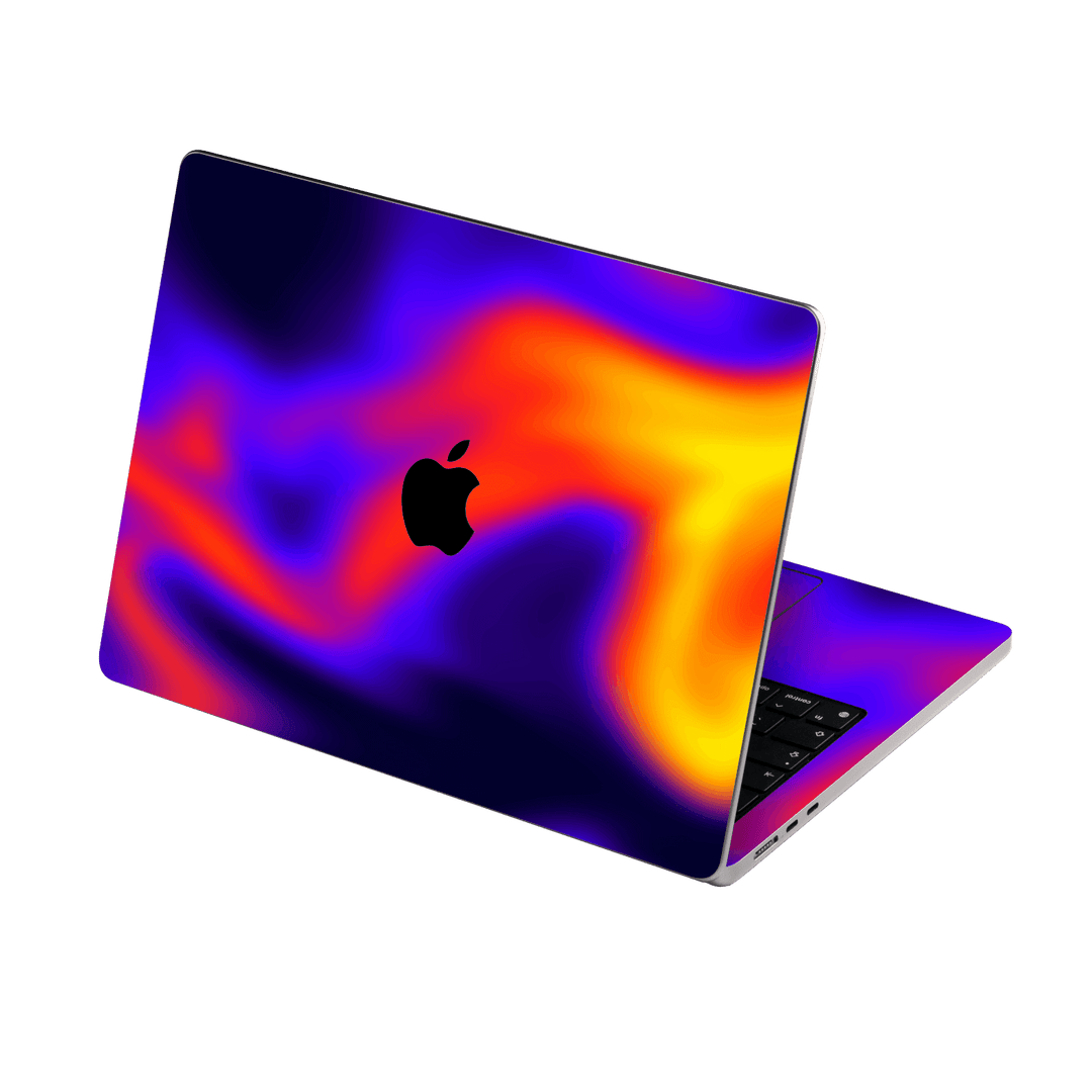 MacBook AIR 13.6" (2022/2024) Print Printed Custom SIGNATURE Infrablaze Infrared Thermal Neon Skin Wrap Sticker Decal Cover Protector by QSKINZ | qskinnz.com