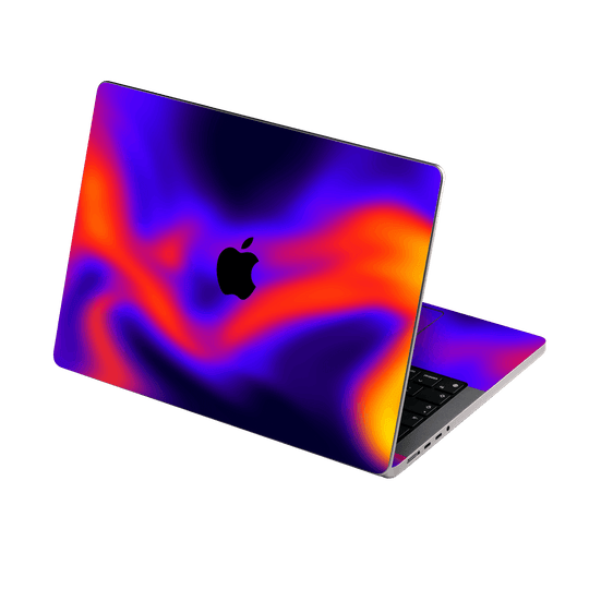 MacBook Pro 16” (2021/2023) Print Printed Custom SIGNATURE Infrablaze Infrared Thermal Neon Skin Wrap Sticker Decal Cover Protector by QSKINZ | qskinnz.com