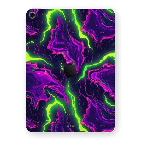 iPad Air 13” (M2) Print Printed Custom SIGNATURE Twisterra Twist Neon Purple Yellow Green Anime Skin Wrap Sticker Decal Cover Protector by QSKINZ | qskinnz.com