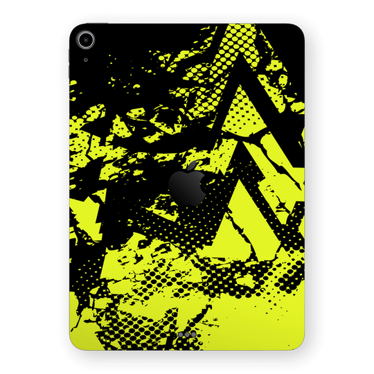 iPad Air 13” (M2) Print Printed Custom SIGNATURE Grunge Yellow Green Trace Skin Wrap Sticker Decal Cover Protector by QSKINZ | qskinnz.com