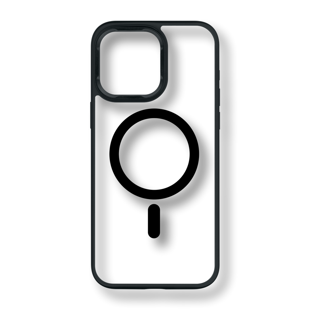iPhone 15 Pro MAX Qcaze - Soft-Touch LUNAR Grey StealthMatte (Case + Skin Kit)