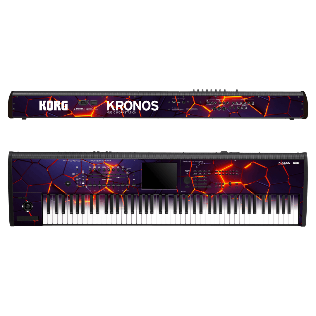 Korg Kronos 2 Music Workstation (88 keys) Jordan Rudess Collection The CORE Skin, Wrap, Decal by Keyskinz | qskinnz.com