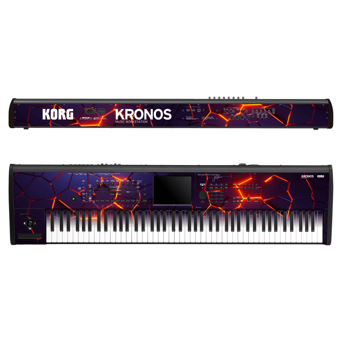 Korg Kronos 2 Music Workstation (88 keys) Jordan Rudess Collection The CORE Skin, Wrap, Decal by Keyskinz | qskinnz.com