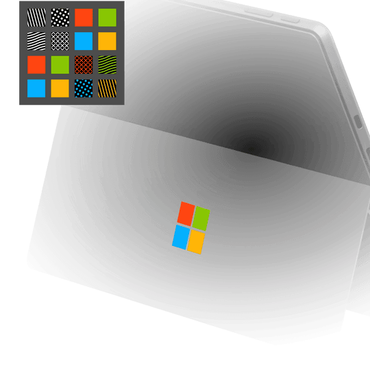 Surface Pro 9 LUXURIA Tuscany Yellow Textured Skin