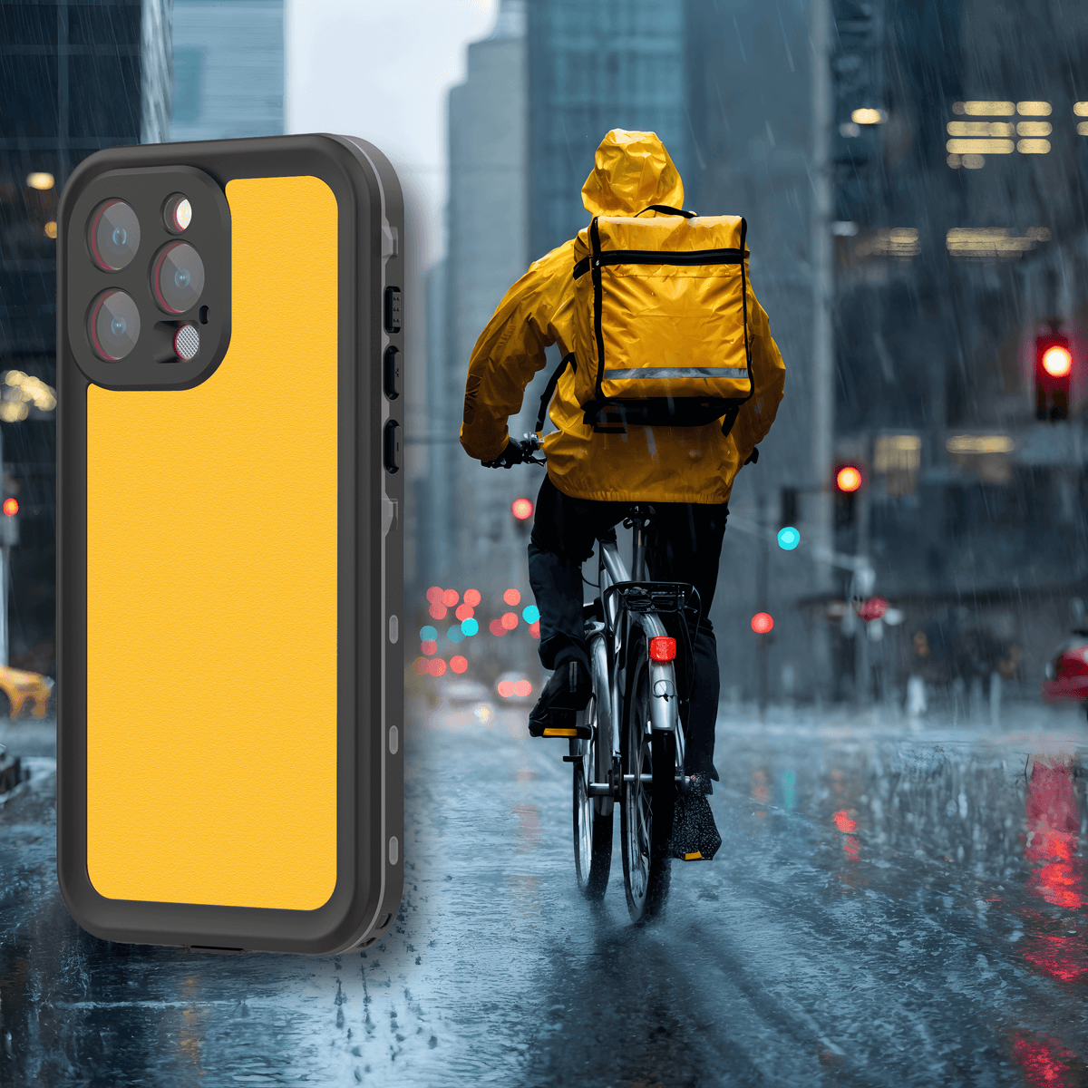 Custom IP68 Waterproof Case for iPhone 16 Plus