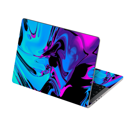 MacBook PRO 14" (2021/2023) Print Printed Custom Signature Rainy Night in Bangkok Skin Wrap Sticker Decal Cover Protector by EasySkinz | EasySkinz.com