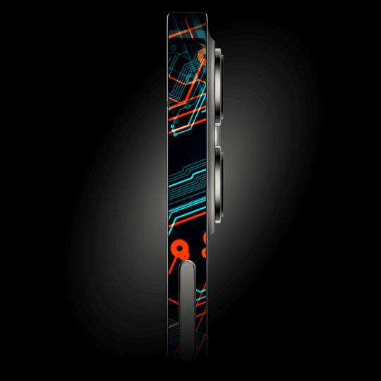 iPhone 14 SIGNATURE NEON PCB Board Skin - Premium Protective Skin Wrap Sticker Decal Cover by QSKINZ | qskinnz.com