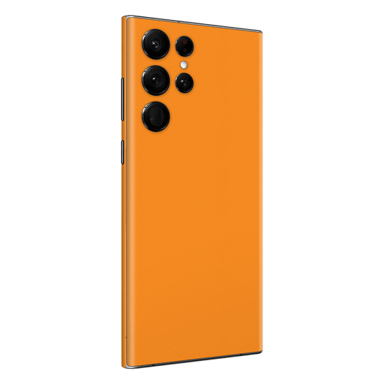 Samsung Galaxy S22 ULTRA Luxuria Sunrise Orange 3D Textured Skin Wrap Decal Cover Protector by EasySkinz | EasySkinz.com