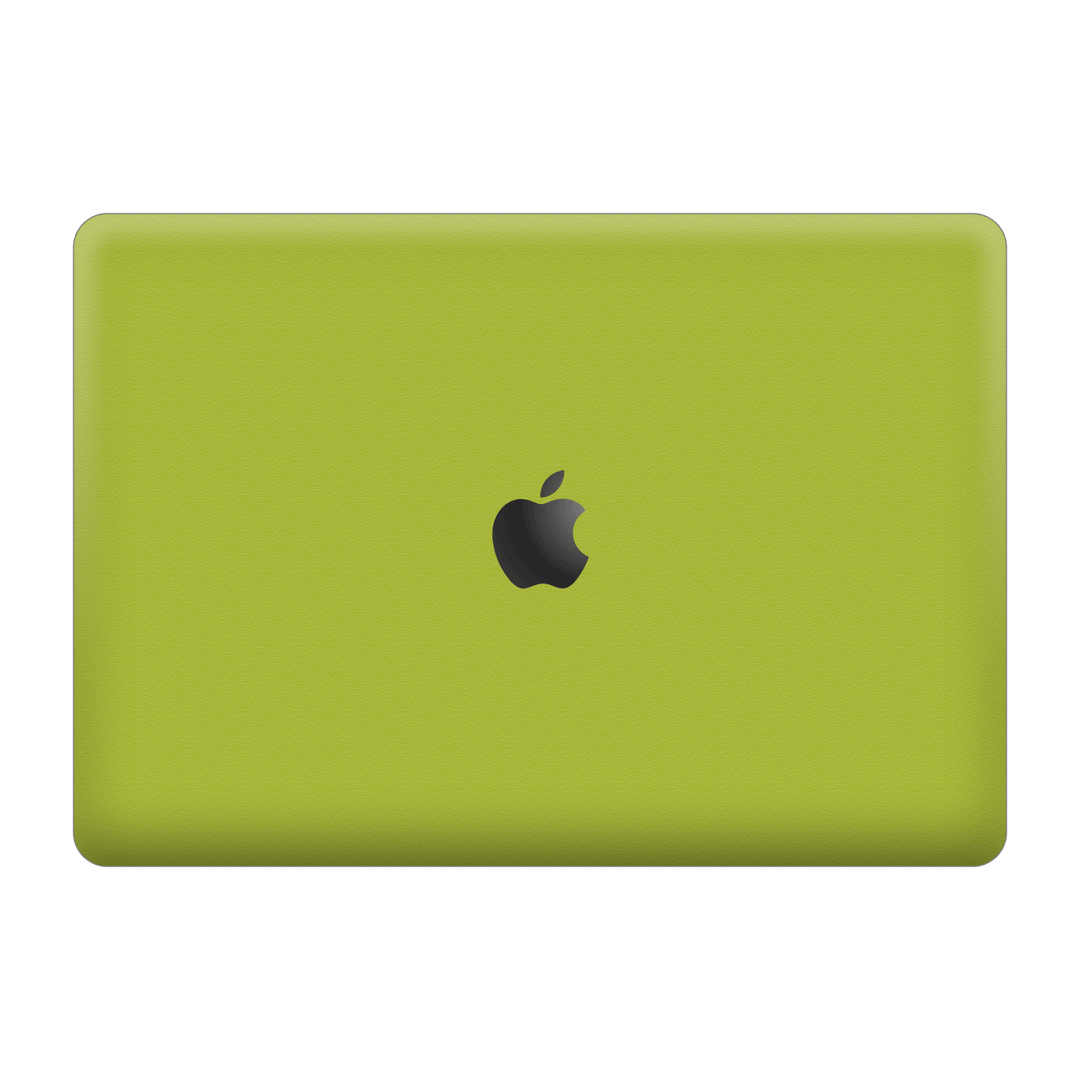 MacBook Air 13" (2020, M1) Luxuria Lime Green Matt 3D Textured Skin Wrap Sticker Decal Cover Protector by EasySkinz | EasySkinz.com