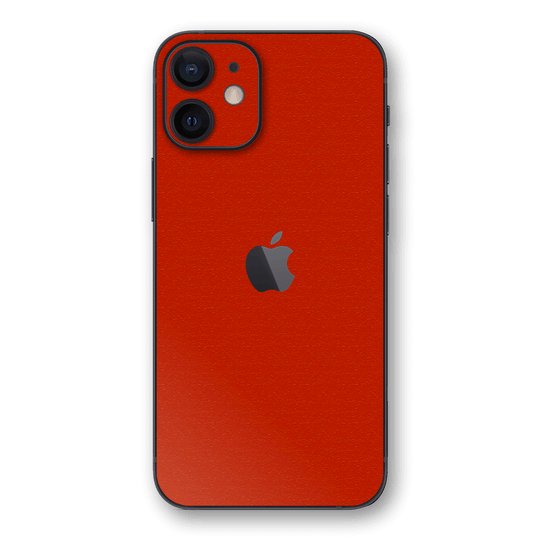 iPhone 12 LUXURIA Red Cherry Juice Matt Textured Skin - Premium Protective Skin Wrap Sticker Decal Cover by QSKINZ | qskinnz.com