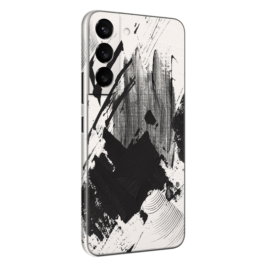 Samsung Galaxy S22 Print Printed Custom SIGNATURE Black and White Madness Skin Wrap Sticker Decal Cover Protector by EasySkinz | EasySkinz.com