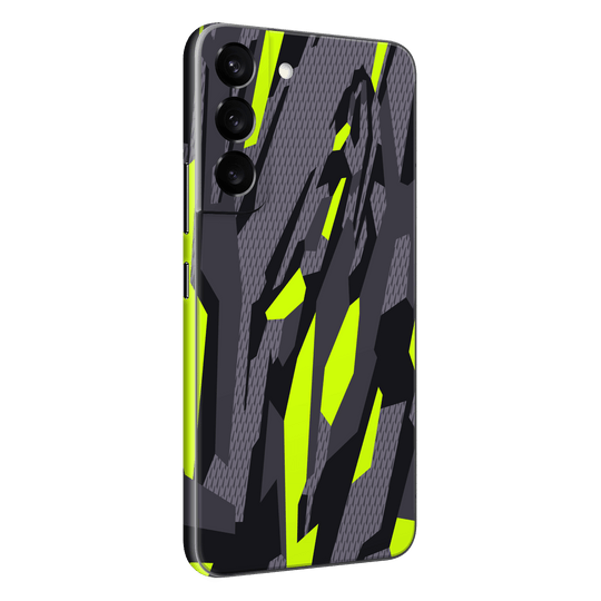 Samsung Galaxy S22 Print Printed Custom SIGNATURE Abstract Green Camouflage Skin Wrap Sticker Decal Cover Protector by EasySkinz | EasySkinz.com