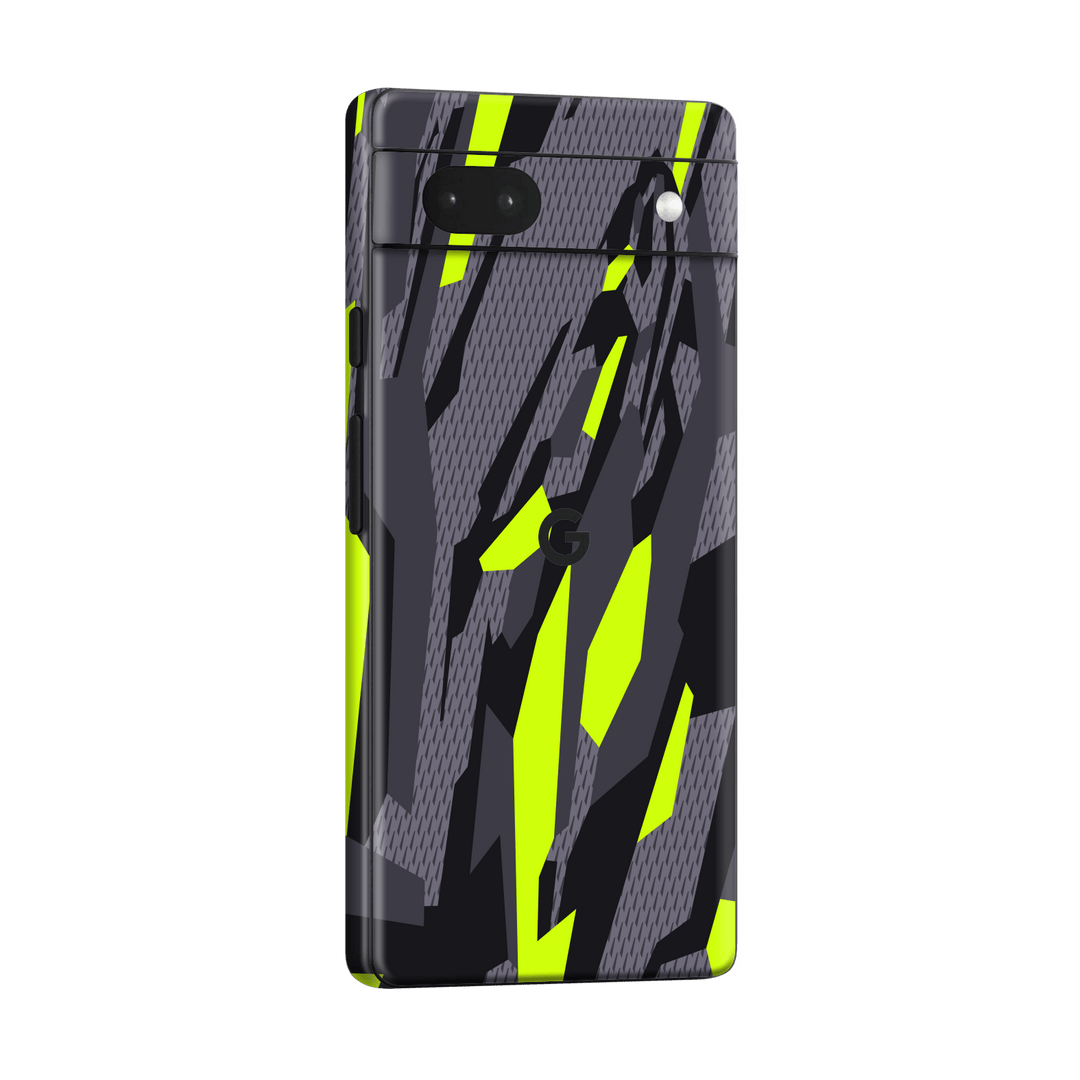 Google Pixel 6a (2022) Print Printed Custom Signature Abstract Camouflage Skin Wrap Sticker Decal Cover Protector by EasySkinz | EasySkinz.com