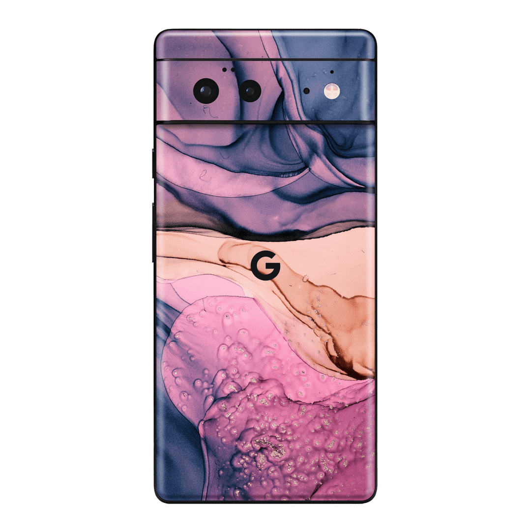 Google Pixel 6 Print Printed Custom Signature Agate Geode Colour Flow Skin Wrap Sticker Decal Cover Protector by EasySkinz | EasySkinz.com