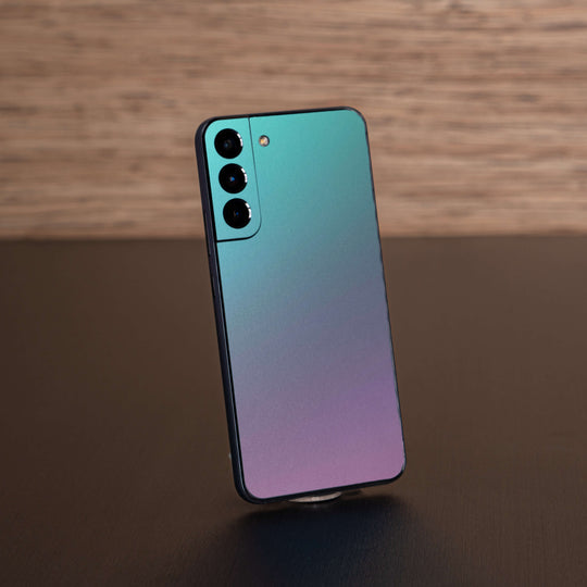 Samsung Galaxy S22+ PLUS Chameleon Turquoise Lavender Colour-changing Skin Wrap Sticker Decal Cover Protector by EasySkinz | EasySkinz.com