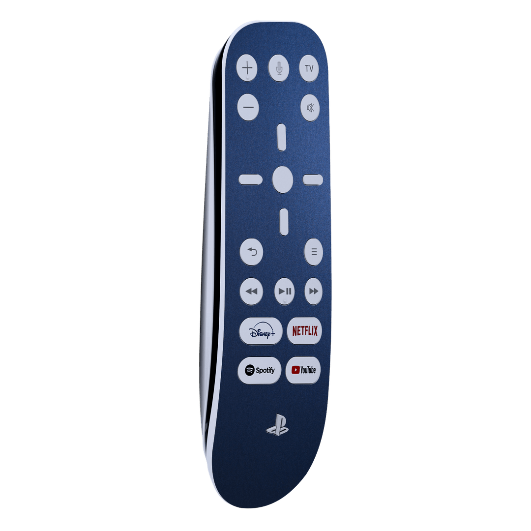 PS5 Playstation 5 Media Remote Skin - Deep Ocean Blue Matt Matte Skin Wrap Decal Cover Protector by EasySkinz | EasySkinz.com