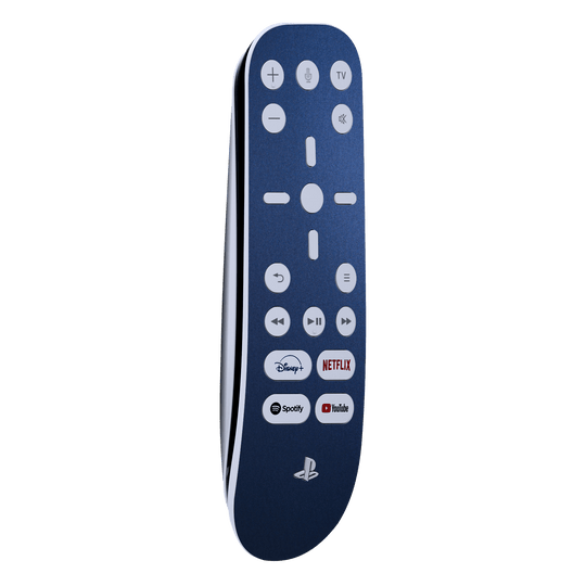 PS5 Playstation 5 Media Remote Skin - Deep Ocean Blue Matt Matte Skin Wrap Decal Cover Protector by EasySkinz | EasySkinz.com