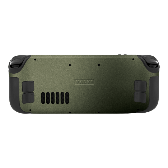 Steam Deck Military Green Metallic Matt Matte Skin Wrap Sticker Decal Cover Protector by EasySkinz | EasySkinz.com