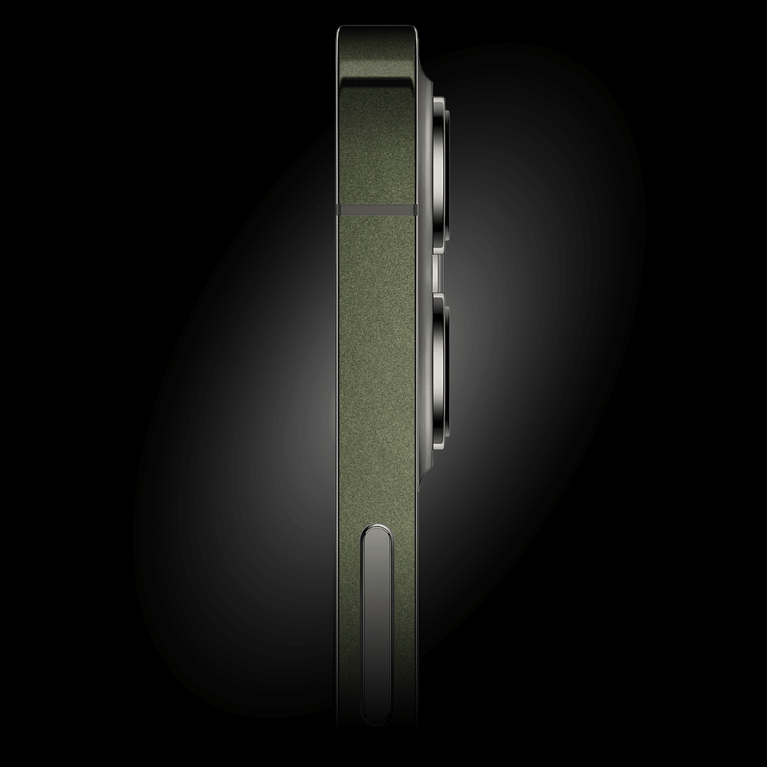 iPhone 12 MILITARY GREEN MATT Metallic Skin - Premium Protective Skin Wrap Sticker Decal Cover by QSKINZ | qskinnz.com